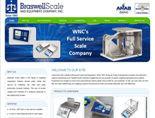 Tablet Screenshot of braswellscale.com